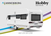 Buitenkant Hobby caravan modeljaar 2024 Hobby De Luxe 460 ufe back