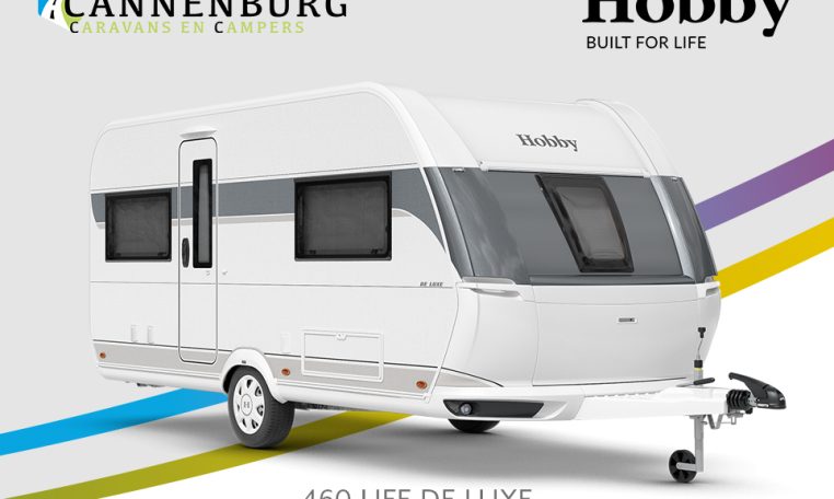Buitenkant Hobby caravan modeljaar 2024 Hobby De Luxe 460 ufe front