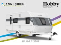 Buitenkant Hobby caravan modeljaar 2024 Hobby De Luxe 490 kmf front