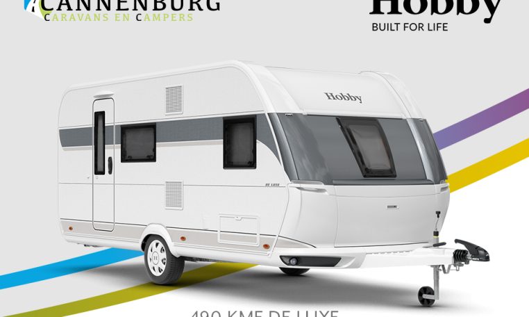 Buitenkant Hobby caravan modeljaar 2024 Hobby De Luxe 490 kmf front