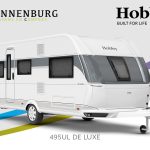 Buitenkant Hobby caravan modeljaar 2024 Hobby De Luxe 495ul front