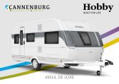 Buitenkant Hobby caravan modeljaar 2024 Hobby De Luxe 495ul front