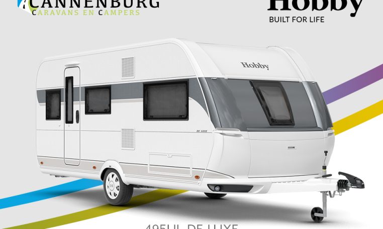 Buitenkant Hobby caravan modeljaar 2024 Hobby De Luxe 495ul front