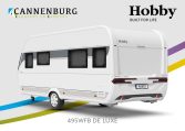 Buitenkant Hobby caravan modeljaar 2024 Hobby De Luxe 495wfb back