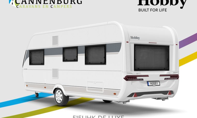 Buitenkant Hobby caravan modeljaar 2024 Hobby De Luxe 515uhk back