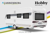 Buitenkant Hobby caravan modeljaar 2024 Hobby De Luxe 515uhl back