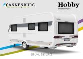Buitenkant Hobby caravan modeljaar 2024 Hobby De Luxe 515uhl back