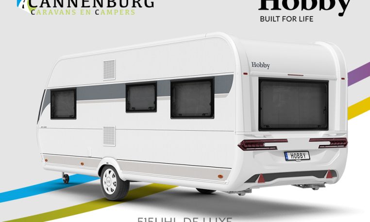Buitenkant Hobby caravan modeljaar 2024 Hobby De Luxe 515uhl back