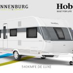 Buitenkant Hobby caravan modeljaar 2024 Hobby De Luxe 540kmfe front
