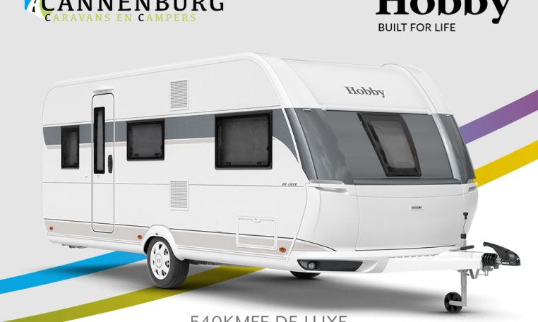 Buitenkant Hobby caravan modeljaar 2024 Hobby De Luxe 540kmfe front