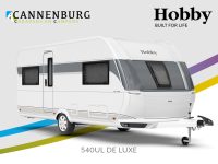 Buitenkant Hobby caravan modeljaar 2024 Hobby De Luxe 540ul front