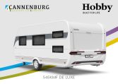 Buitenkant Hobby caravan modeljaar 2024 Hobby De Luxe 545kmf back