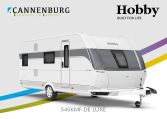 Buitenkant Hobby caravan modeljaar 2024 Hobby De Luxe 545kmf front