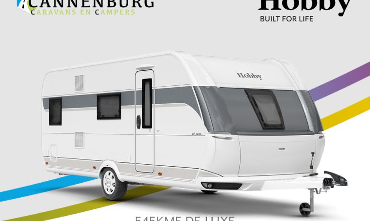 Buitenkant Hobby caravan modeljaar 2024 Hobby De Luxe 545kmf front