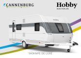 Buitenkant Hobby caravan modeljaar 2024 Hobby De Luxe 560kmfe front