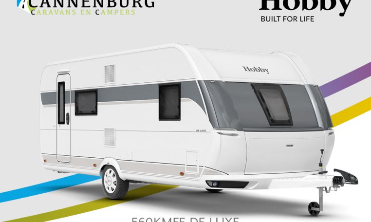 Buitenkant Hobby caravan modeljaar 2024 Hobby De Luxe 560kmfe front