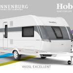 Buitenkant Hobby caravan modeljaar 2024 Hobby Excellent 460sl front