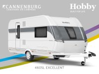 Buitenkant Hobby caravan modeljaar 2024 Hobby Excellent 460sl front
