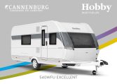 Buitenkant Hobby caravan modeljaar 2024 Hobby Excellent 540wfu front