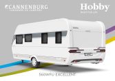Buitenkant Hobby caravan modeljaar 2024 Hobby Excellent 560wfu back