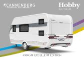 Buitenkant Hobby caravan modeljaar 2024 Hobby Excellent Edition 490kmf back