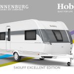 Buitenkant Hobby caravan modeljaar 2024 Hobby Excellent Edition 540uff front