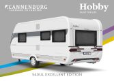 Buitenkant Hobby caravan modeljaar 2024 Hobby Excellent Edition 540ul back