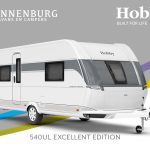 Buitenkant Hobby caravan modeljaar 2024 Hobby Excellent Edition 540ul front