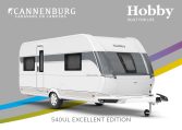 Buitenkant Hobby caravan modeljaar 2024 Hobby Excellent Edition 540ul front