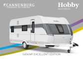 Buitenkant Hobby caravan modeljaar 2024 Hobby Excellent Edition 545kmf front