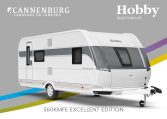 Buitenkant Hobby caravan modeljaar 2024 Hobby Excellent Edition 560kmfe front