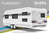 Buitenkant Hobby caravan modeljaar 2024 Hobby Excellent Edition 650kmfe back