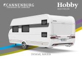 Buitenkant Hobby caravan modeljaar 2024 Hobby Maxia 595kml back