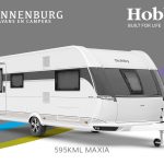 Buitenkant Hobby caravan modeljaar 2024 Hobby Maxia 595kml front