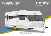 Buitenkant Hobby caravan modeljaar 2024 Hobby Maxia 595kml front