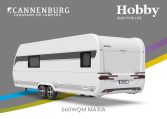 Buitenkant Hobby caravan modeljaar 2024 Hobby Maxia 660wqm back