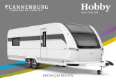 Buitenkant Hobby caravan modeljaar 2024 Hobby Maxia 660wqm front