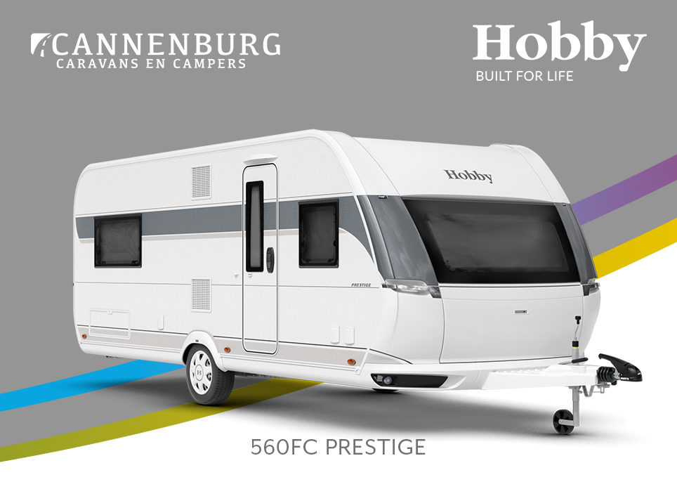 Hobby Prestige 560 FC Model 2024 caravan Cannenburg Caravans en