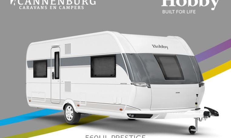 Buitenkant Hobby caravan modeljaar 2024 Hobby Prestige 560ul front
