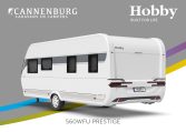 Buitenkant Hobby caravan modeljaar 2024 Hobby Prestige 560wfu back