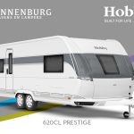 Buitenkant Hobby caravan modeljaar 2024 Hobby Prestige 620cl front