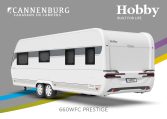 Buitenkant Hobby caravan modeljaar 2024 Hobby Prestige 660wfc back