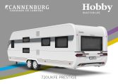 Buitenkant Hobby caravan modeljaar 2024 Hobby Prestige 720ukfe back