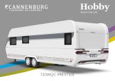 Buitenkant Hobby caravan modeljaar 2024 Hobby Prestige 720wqc back