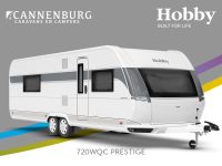 Buitenkant Hobby caravan modeljaar 2024 Hobby Prestige 720wqc front