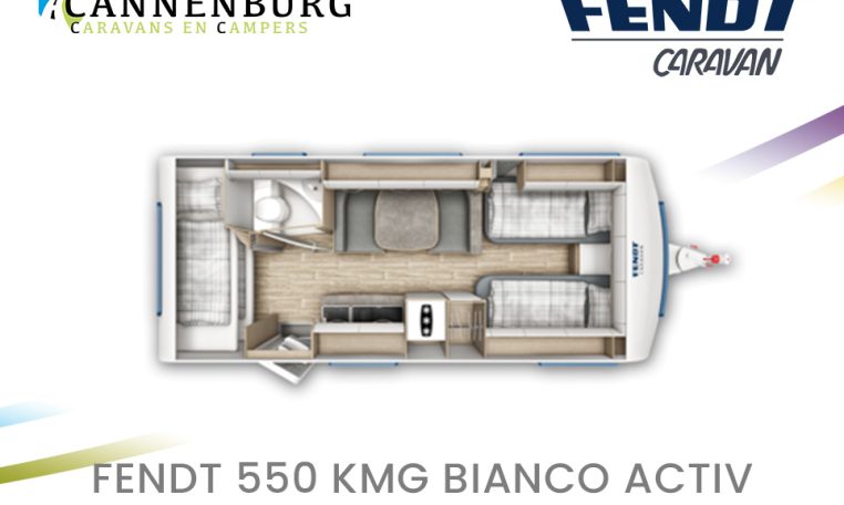Fendt caravan plattegrond bianco activ 550 kmg modeljaar 2024
