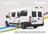 Hobby Vantana OnTour Edition K65 ET camper model 2024 exterieur achter wit