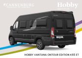 Hobby Vantana OnTour Edition K65 ET camper model 2024 exterieur achter zwart
