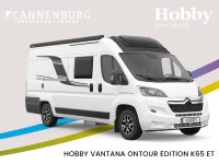 Hobby Vantana OnTour Edition K65 ET camper model 2024 exterieur voor wit