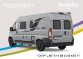 Hobby Vantana de luxe k60 ft camper model 2024 exterieur achter grijs